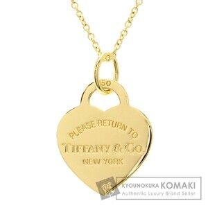 Tiffany Return to Tiffany Heart Necklace Yellow Gold
